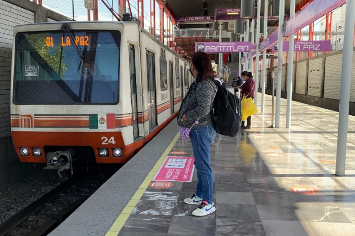 Estación La Paz del Metro CDMX. Foto: google Maps