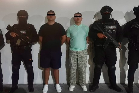 Caen 2 personas con armas y droga en el municipio de Juárez