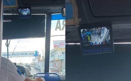 ¿Cámaras de seguridad en transporte público del sur de Tamaulipas?