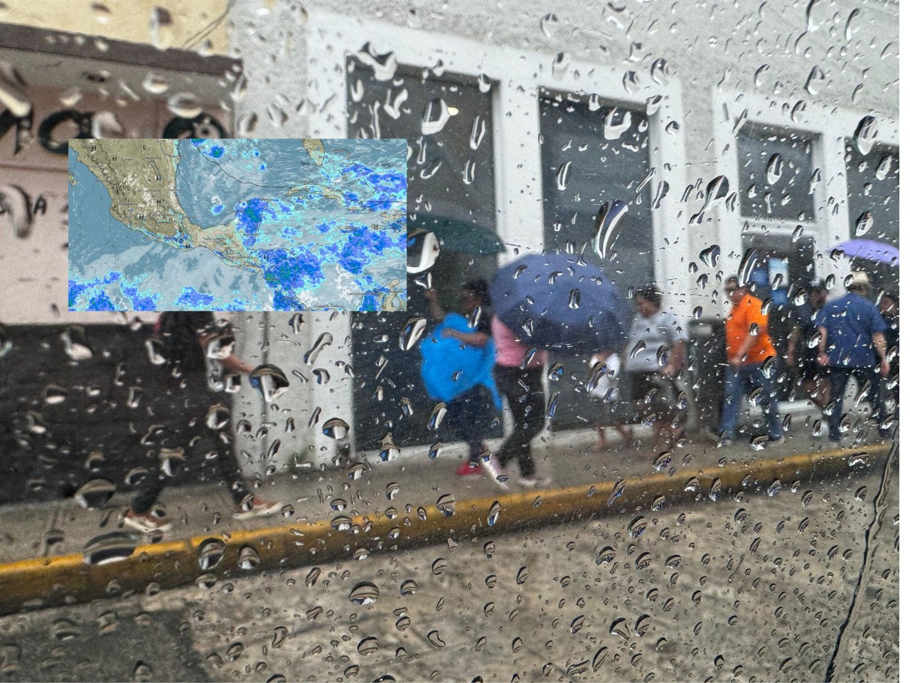 Se prevén lluvias dispersas en la región peninsular ante la entrada de  aire marítimo tropical procedente del Golfo de México.- Foto ilustrativa