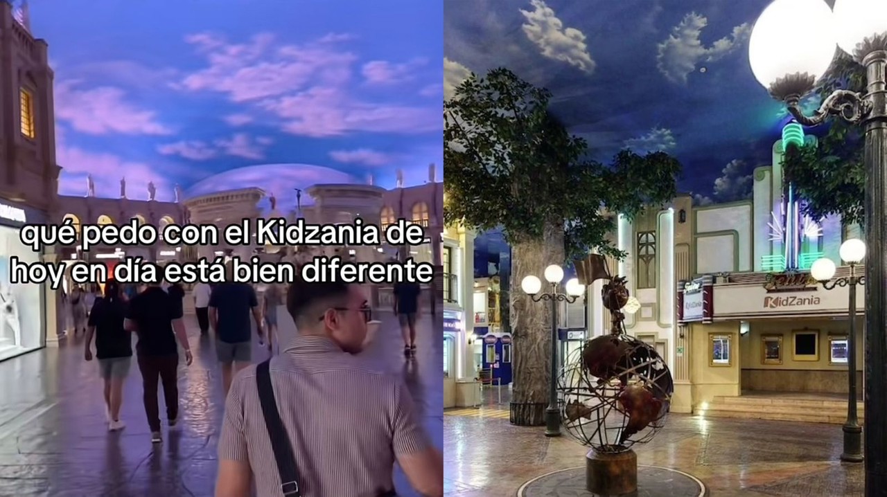 Comparan a Kidzania con mall en Las Vegas. Foto: @_andrealozanoc en Tiktok.