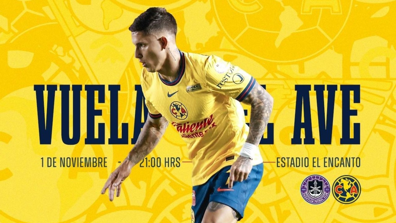 El Club América enfrentará al Mazatlán FC. Foto: Club América.