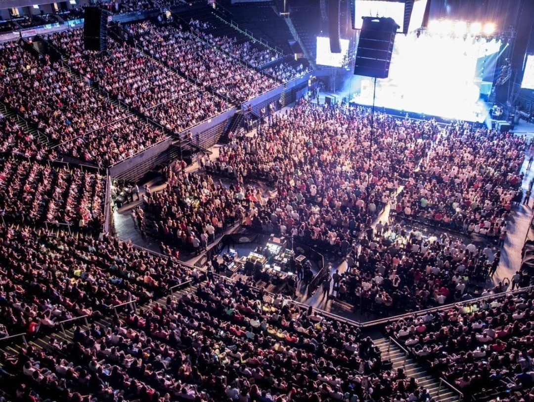 Concierto en la Arena Monterrey lleno ante el evento. Foto: Arena Monterrey / Archivo POSTA MX