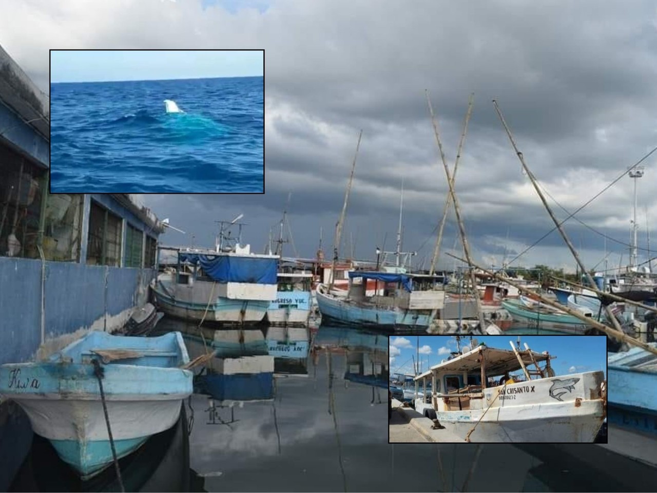 La jornada del jueves se reportó que tres pescadores fueron rescatados luego que su embarcación se volteara en altamar, pero dos aún sigues desaparecidos.- Foto ilustrativa