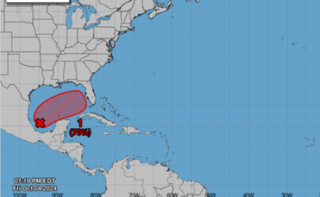 Alerta por tormenta tropical 'Milton' en el Golfo de México