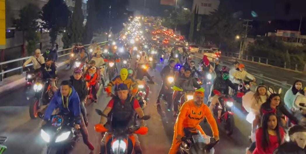 Rodada del Terror Toluca: ¡Prepárate para una noche de calaveras y motos! Foto: Stunt Toluca Oficial