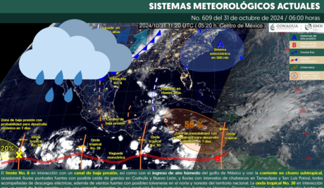 Clima en Coahuila: llega el frente frío 6 y expertos esperan lluvias