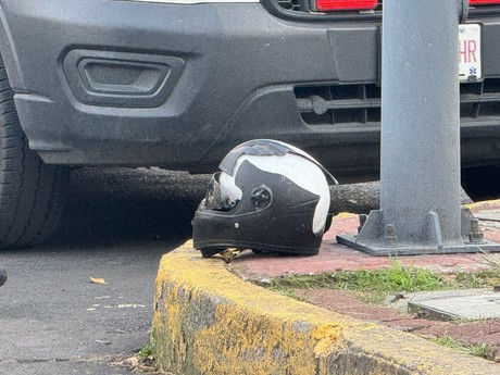 Chocan motociclista de la SSC y biker particular en la Narvarte