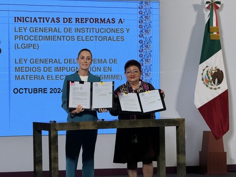 Claudia Sheinbaum presenta reformas para elección del Poder Judicial en 2025