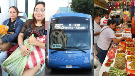 Día de Muertos en Mérida: Yucatecos llegan en Ie-tram a realizar sus compras