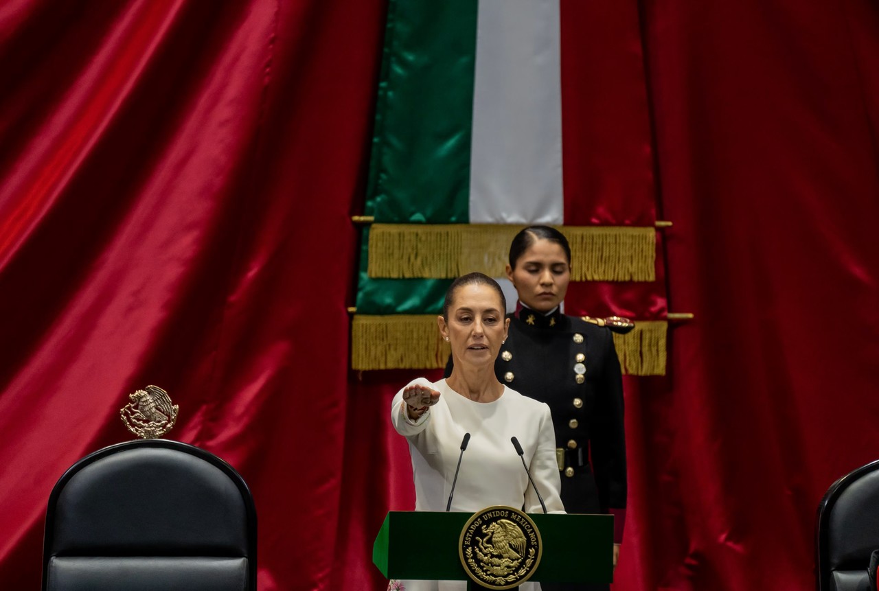 Su petición se llevó cientos de aplausos y ovaciones al grito de ¡Presidenta!.