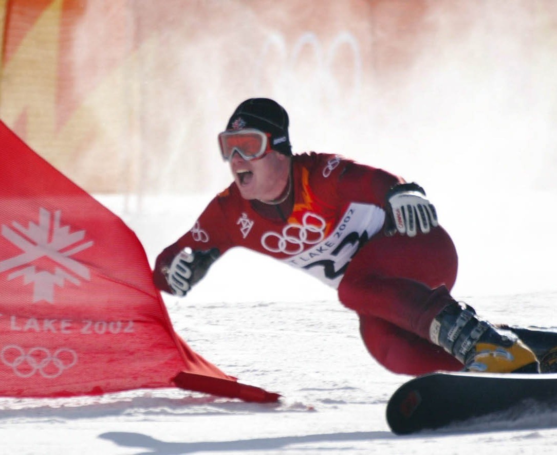 Ryan Wedding en una de sus competiciones olímpicas en el 2002. Foto: Canadian Olympic Committee.