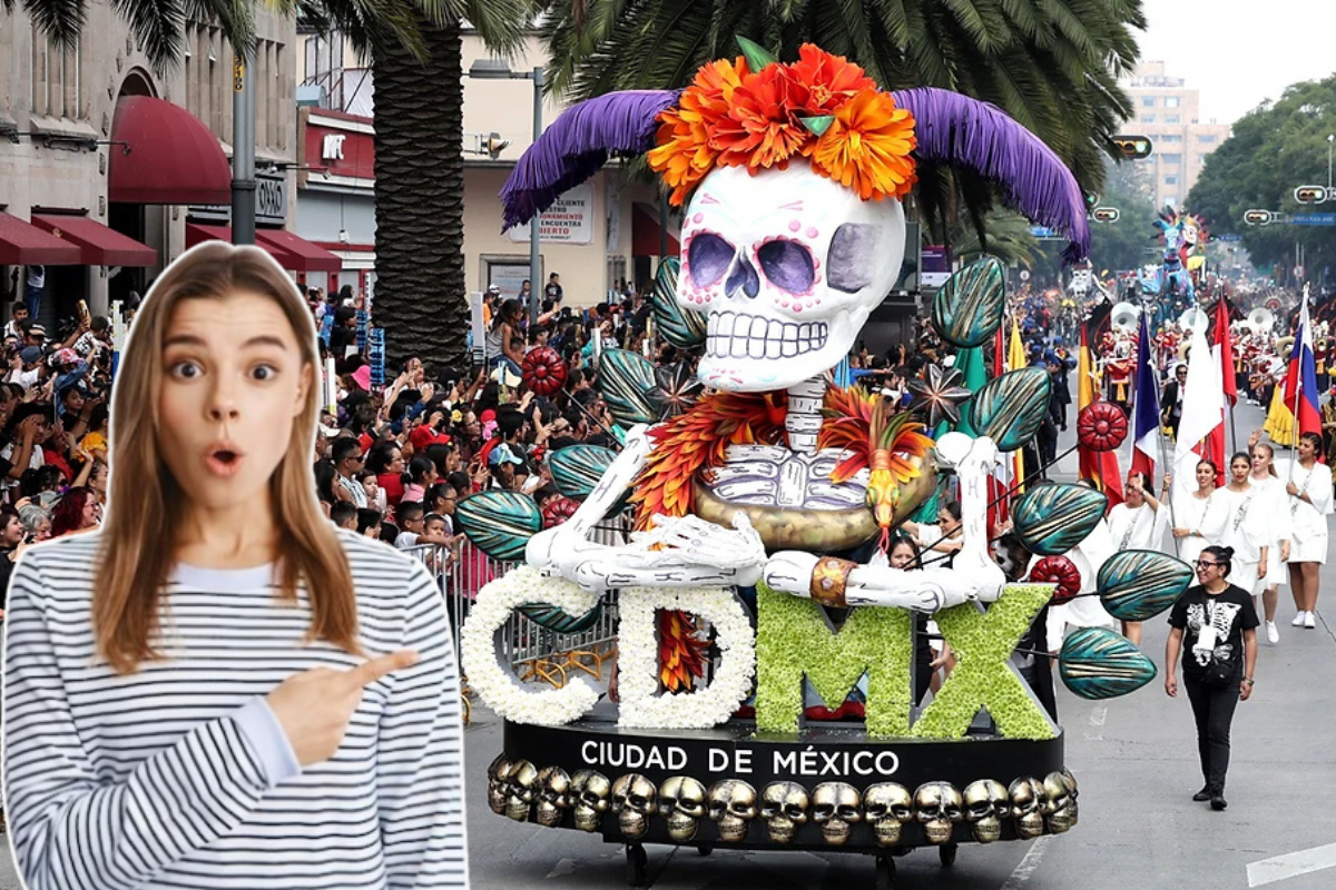 Desfile de Día de Muertos en la CDMX.    Foto: Especial