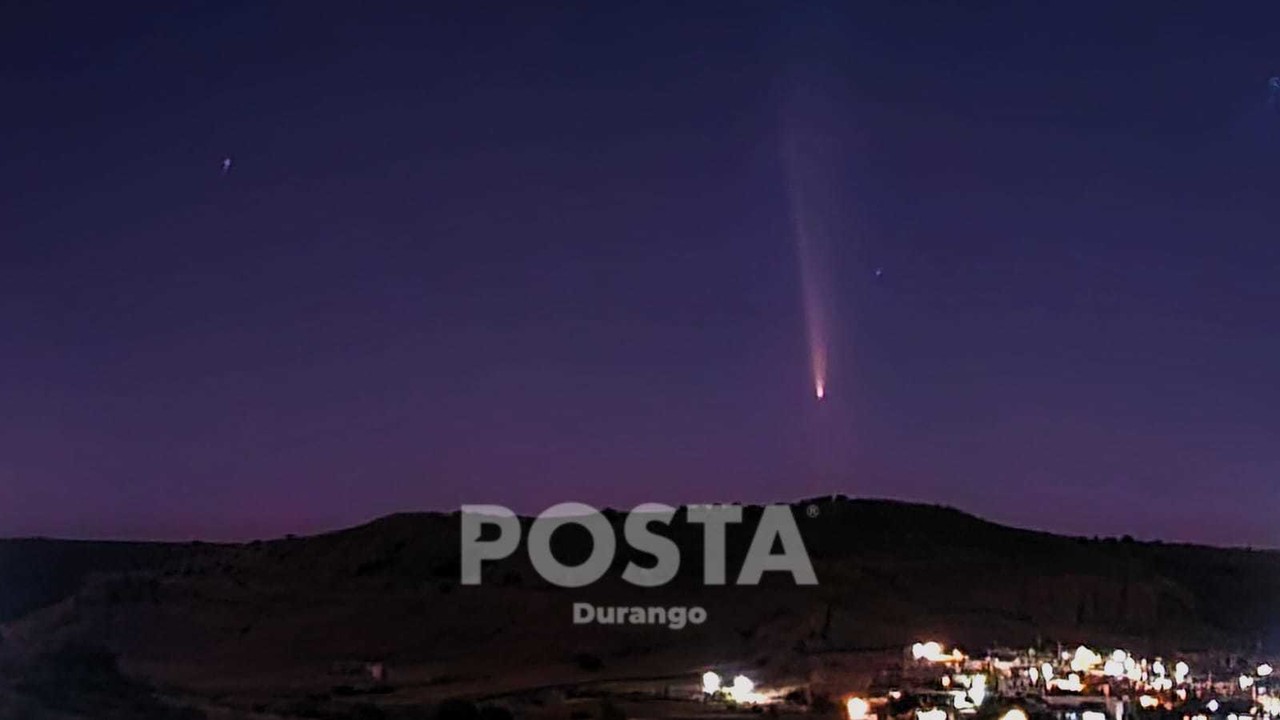 El 'cometa del siglo' (Tsuchinshan–ATLAS) se mantendrá visible en el estado de Durango. Foto: Luis Lozano