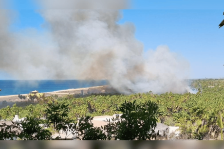 3 incendios en 72 horas: dos simultáneos en Palmar de Todos Santos