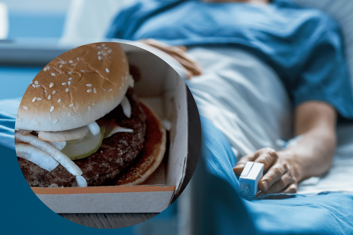 Hamburguesa cuarto de libra de McDonald's, el miércoles 26 de octubre de 2024, en Chicago. (AP Foto/Charles Rex Arbogast)