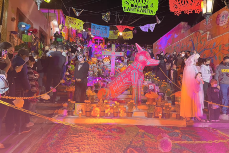 Únete al Altar de Muertos en el histórico Barrio de Santa Anita, Saltillo