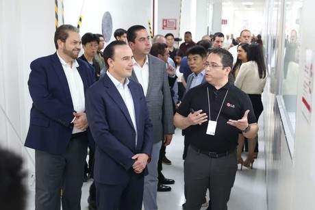 Manolo Jiménez inaugura planta LG en Ramos Arizpe, ¿de cuánto fue la inversión?