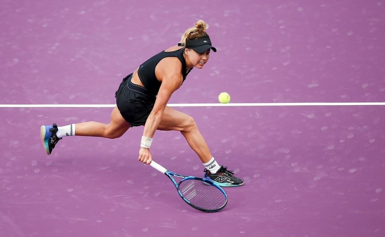 La mexicana Renata Zarazua obtuvo la victoria en la jornada del miércoles en el Merida Open WTA 250.- Foto de WTA Merida Open