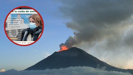 Volcán Popocatépetl: sigue la caída de ceniza, te decimos cómo limpiarla (VIDEO)