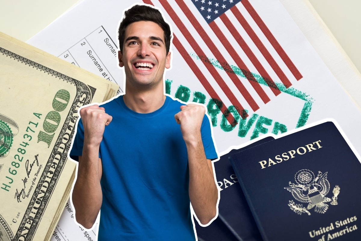 Un joven y la visa americana. Foto: Canva