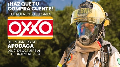 Te decimos como apoyar a bomberos de Nuevo León en tiendas OXXO