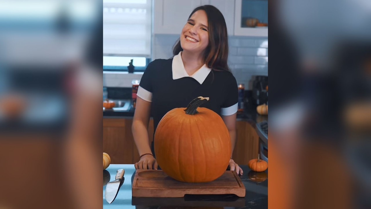 Calabazas para Halloween con Soriana. Foto: @tiendasoriana en Tiktok.