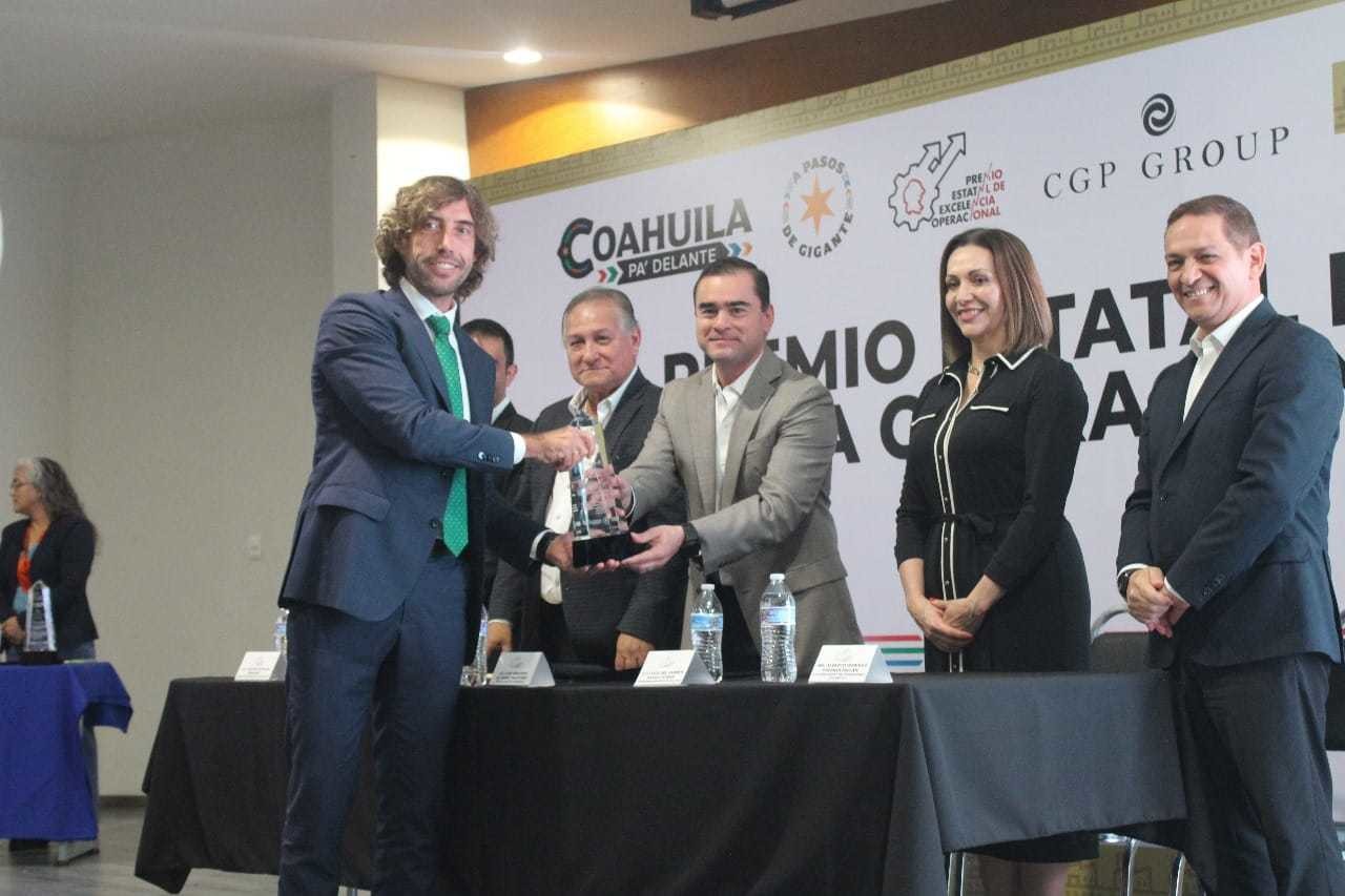 Recibe Aguas de Saltillo premio estatal de excelencia operacional. Foto de el molino.