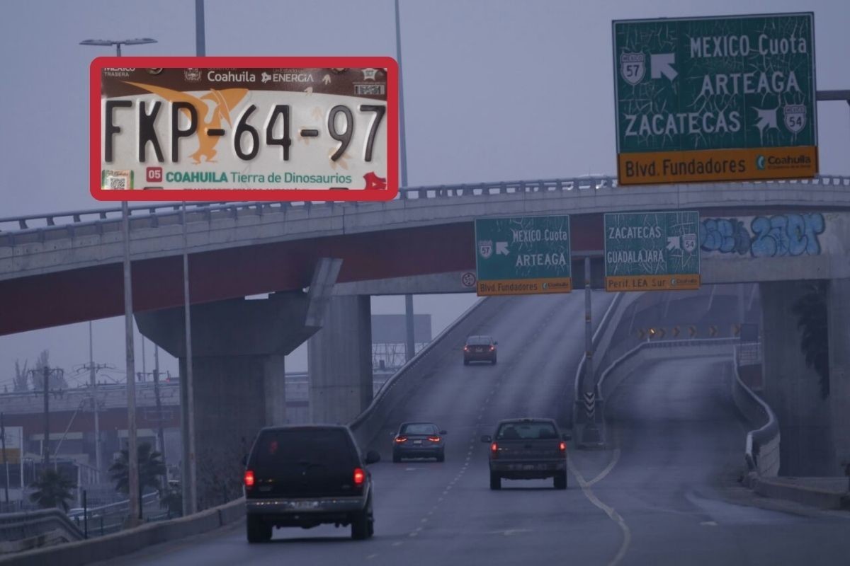 Placas viejas en Coahuila generan multas. Fotos de Gobierno municipal/estatal.