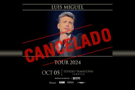 Cancelan concierto de Luis Miguel en Tampico