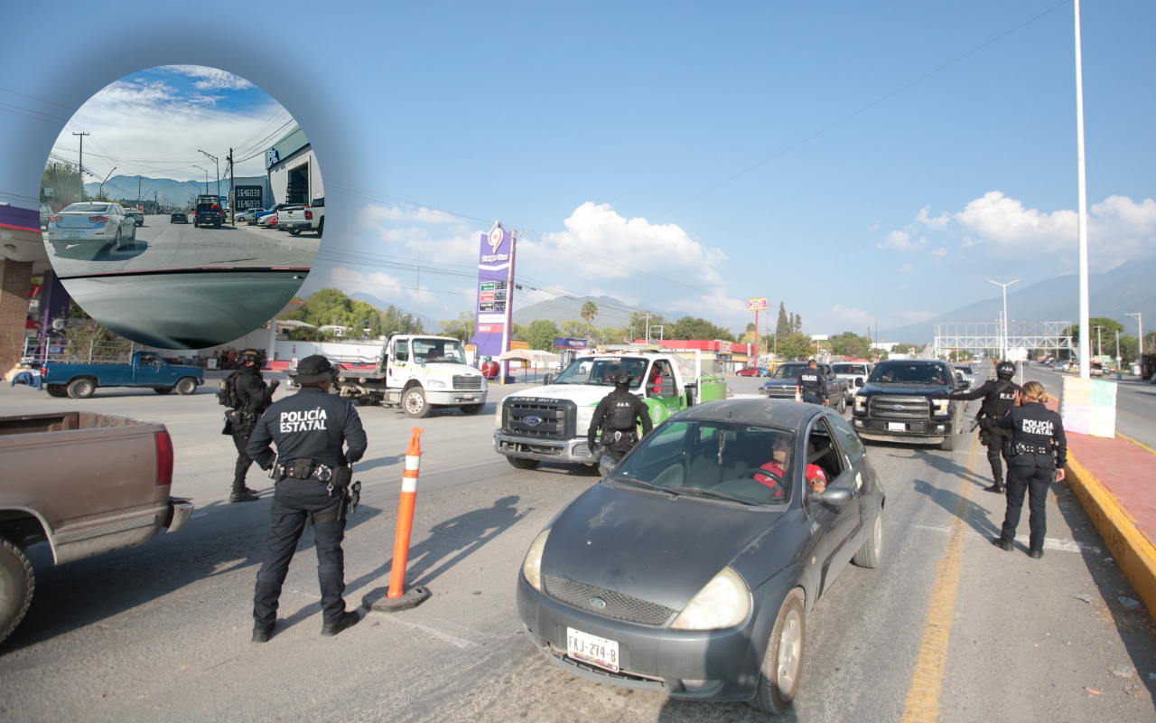 Operativo vehicular en Coahuila / Foto: Gobierno de Coahuila y GDC