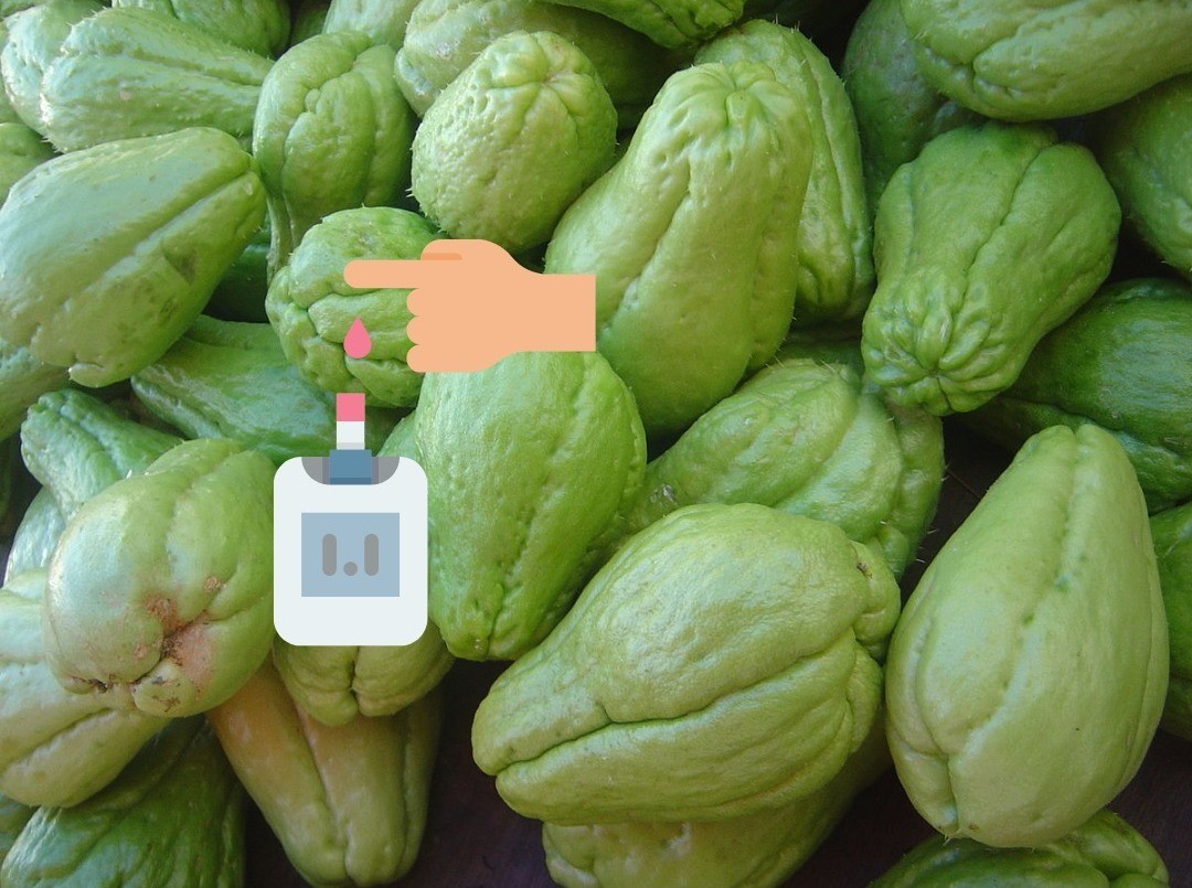 El chayote es una de las frutas que ayudan a combatir la diabetes. Foto: Canva - Wikipedia.