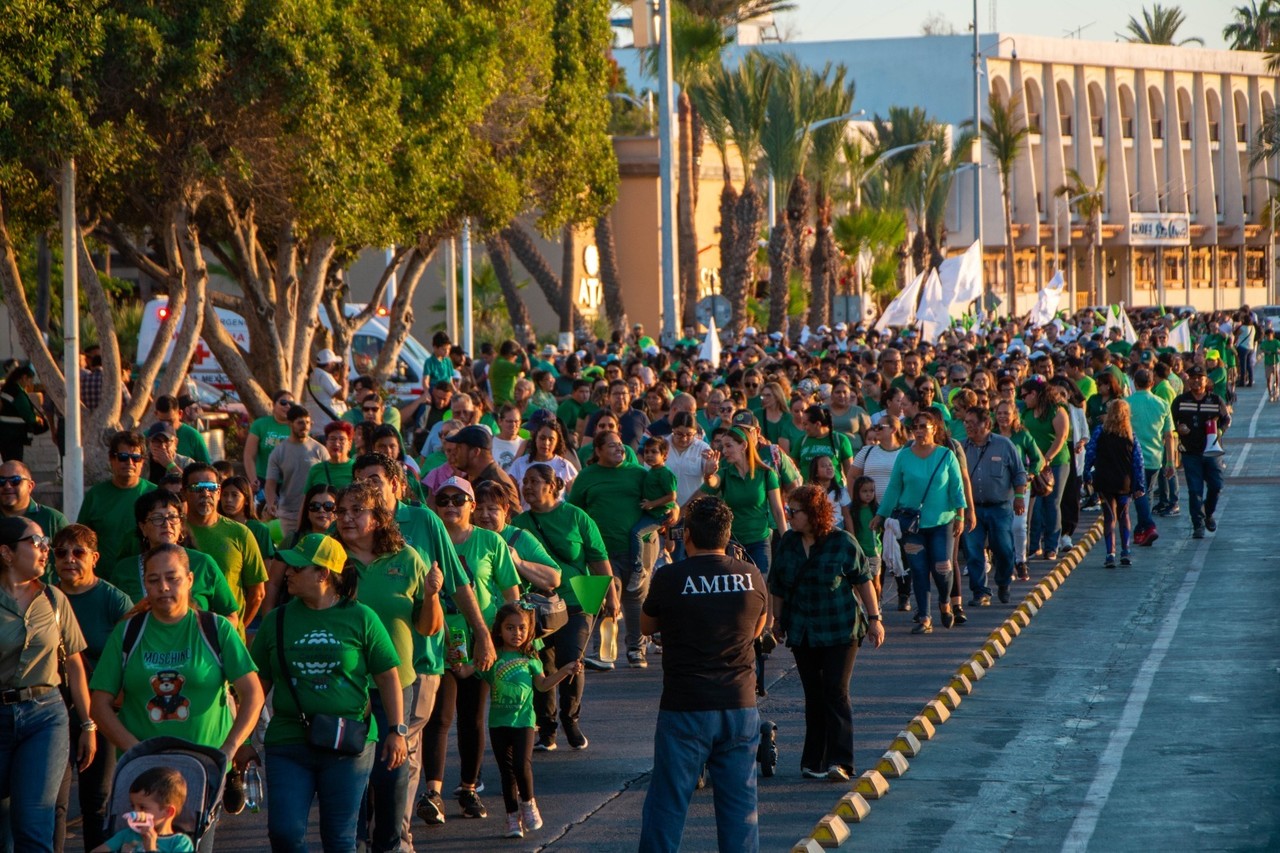 Marcha por la Discapacidad BCS 2024. Foto Alberto Cota.