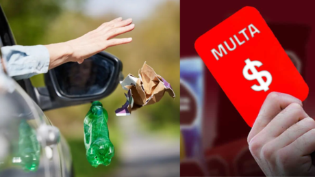 Esta es la multa por tirar basura en la calle desde un auto en Yucatán