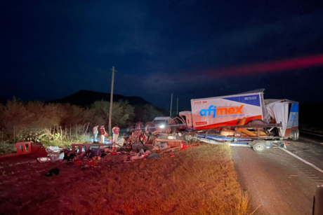 Trágico accidente en la carretera Victoria- Zaragoza; ¿qué pasó?