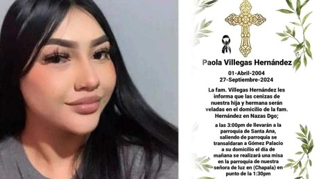 Fallece Paola Villegas, joven que había desaparecido en Monterrey