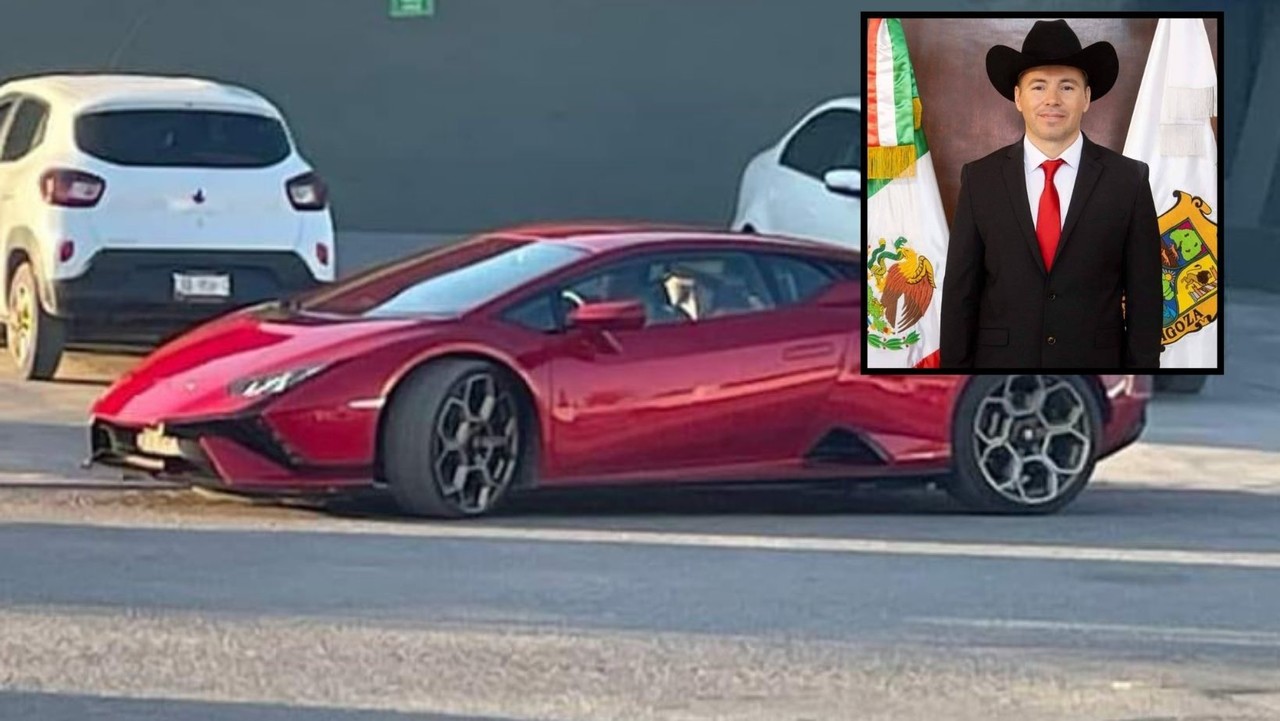 El diputado fue captado circulando en el Lamborghini. (Fotografía: Redes sociales)