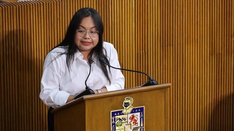 La diputada, Marisol González, externó que el acuerdo también aborda la necesidad de coordinar esfuerzos entre las autoridades para garantizar la atención adecuada a los animales y promover una cultura de respeto hacia ellos. Foto: Armando Galicia.