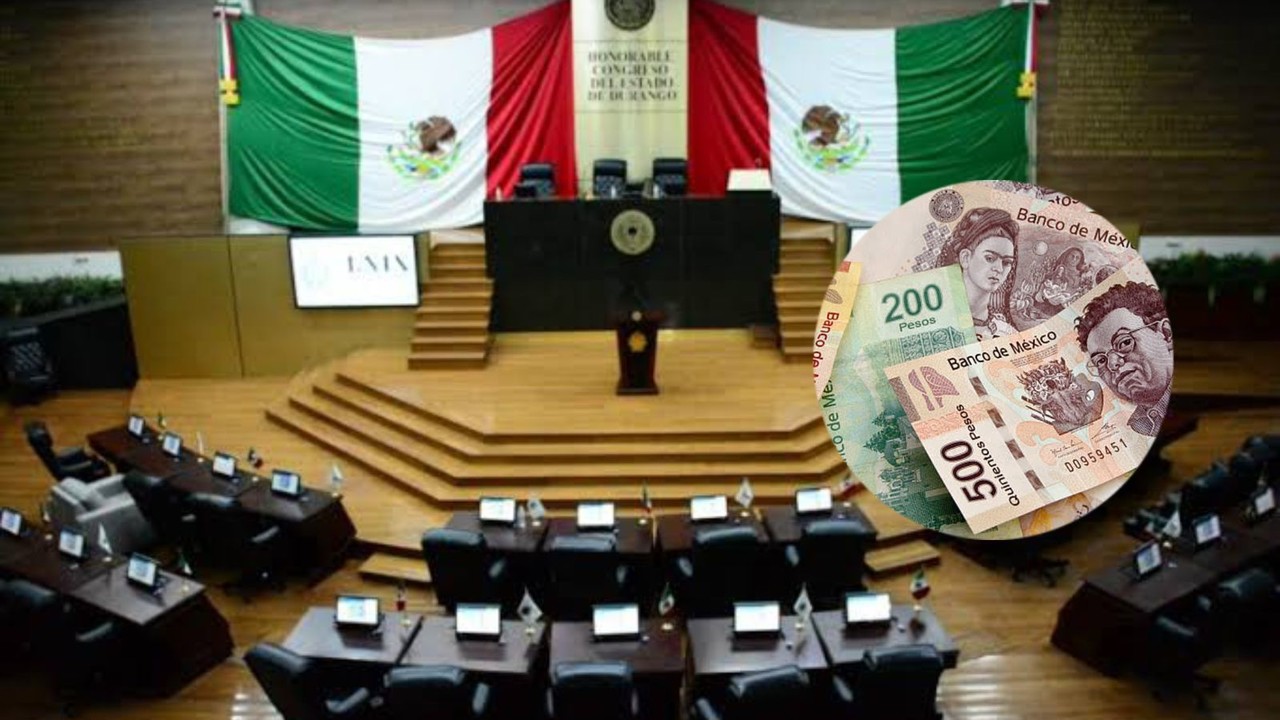 Según el último reporte del Congreso del Estado de Durango ante el INAI, nuestros diputados perciben más de 50 mil pesos mensuales. Foto: Alejandro Ávila.