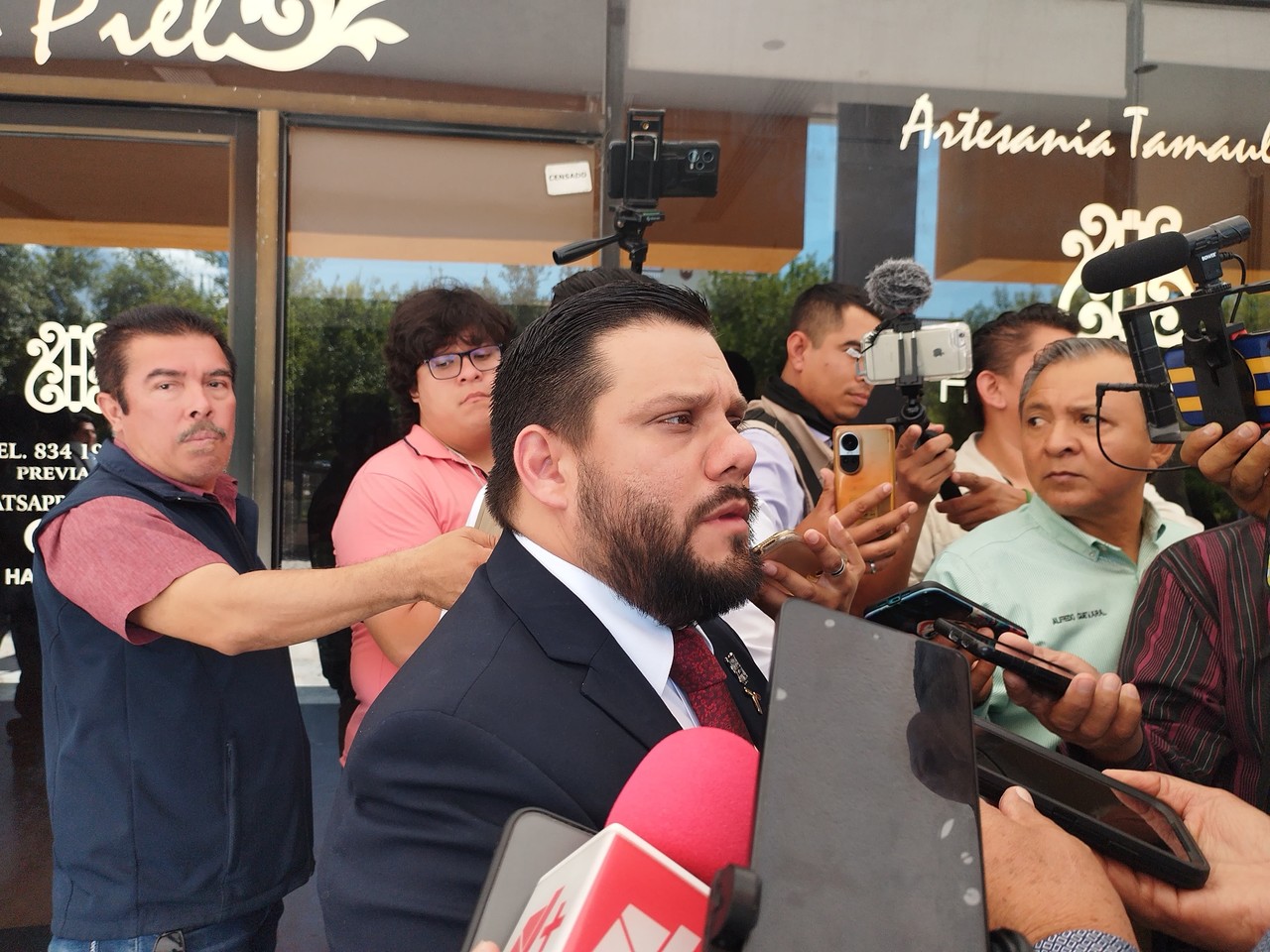 Luis Gerardo González, coordinador Estatal de Protección Civil de Tamaulipas. Foto: Victoria Jiménez