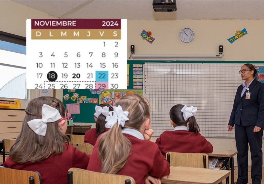 Niños de primaria en una clase con su maestra. Foto: Canva - POSTA Estado de México.