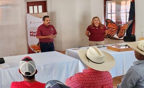 Capacitación para proteger a mariposa monarca: Ejidatarios se suman al esfuerzo