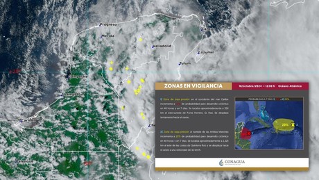 ¿Alerta en Yucatán por huracán? SMN advierte sobre nuevo potencial ciclónico