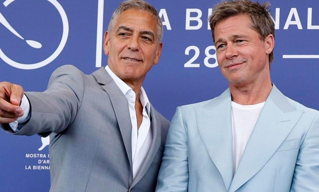 Brad Pitt y George Clooney demuestran ser viejos 'Lobos' de mar en esta película Foto: Redes Sociales