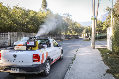 Intensifican fumigación y descacharrización en Santiago para combatir dengue