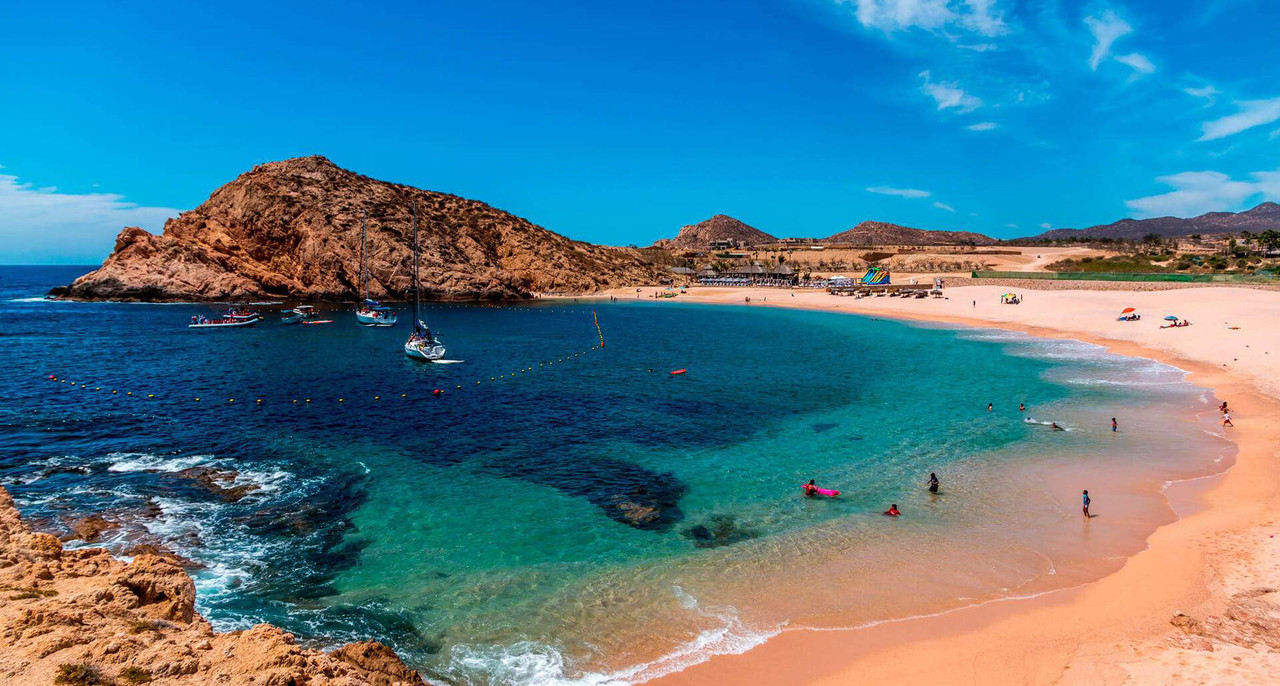 Vista áerea de Cabo Pulmo en Baja California Sur. Foto: Cortesía