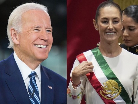 Joe Biden felicita a Claudia Sheinbaum tras asumir la presidencia de México