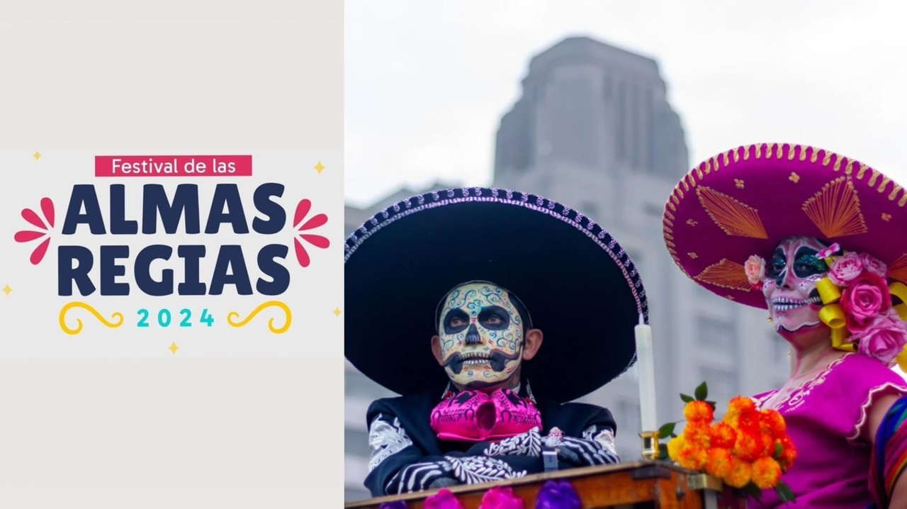 El municipio de Monterrey celebra el Día de Muertos con el festicla Almas Regias. Foto: Gobierno de Monterrey.