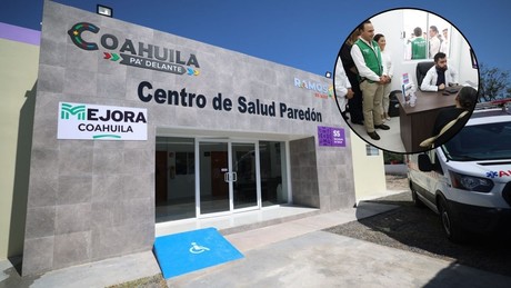 Manolo Jiménez inaugura Centro de Salud Paredón en Ramos Arizpe