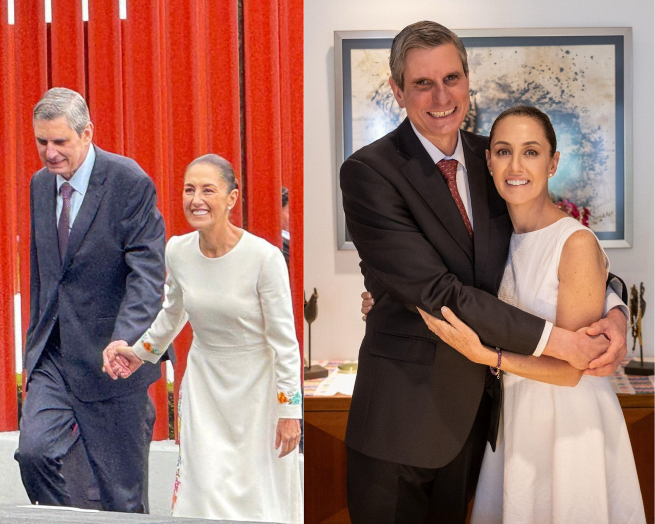 Con la llegada de Claudia Sheinbaum a la presidencia de México, surge la duda sobre el título que recibirá su esposo, Jesús María Tarriba, pues regularmente a las esposas de los presidentes se les llama 'Primera Dama'. Foto: Redes sociales